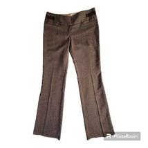 Stooshy Women Size 5 Brown Flare Leg Dress Business Pants Y2K Vintage 90s 2000s - £30.96 GBP