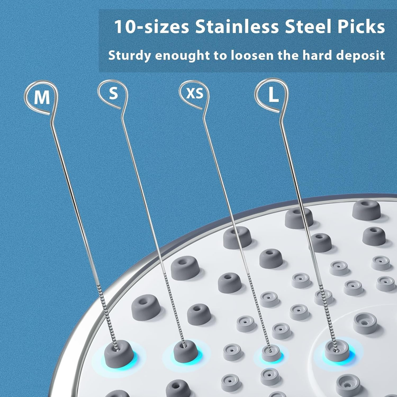 Multiplesize Shower Head Cleaner Tool, Shower Head Cleaning Brushes Small Hole,  Item image 3