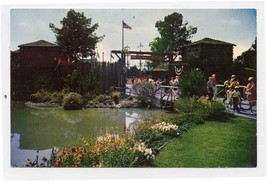 Disneyland Frontierland Entrance Postcard C 1 - £13.98 GBP