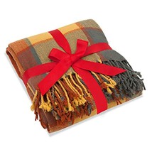 Classic Home Throw Blanket Shawl All Season Acrylic Cozy Soft Reversible Picnic  - £30.91 GBP