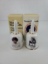 Norman Rockwell 2 First Limited Edition 1976 Bicentenial Bell &amp; Butter Girl NIB  - £18.87 GBP