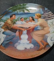 Edwin M. Knowles China Co South Pacific Dites-moi 1987 Collector&#39;s Plate - £3.95 GBP