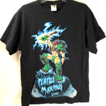 FLATTUS MAXIMUS Lives Gwar Cory Smoot Heavy Metal Punk Rock Black T-Shirt L - £93.35 GBP