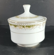 Queen Anne Signature Collection Sugar Bowl Green Select Fine China Japan - $10.44