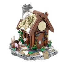 BuildMoc Viking Farm Hut Model 766 Pieces - £40.98 GBP
