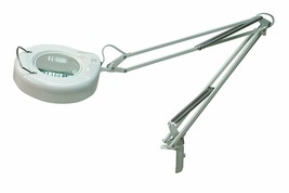 Illuminated Magnifying Task Lamp Clamp On Mount Magnifier Crafts Reading... - £92.05 GBP