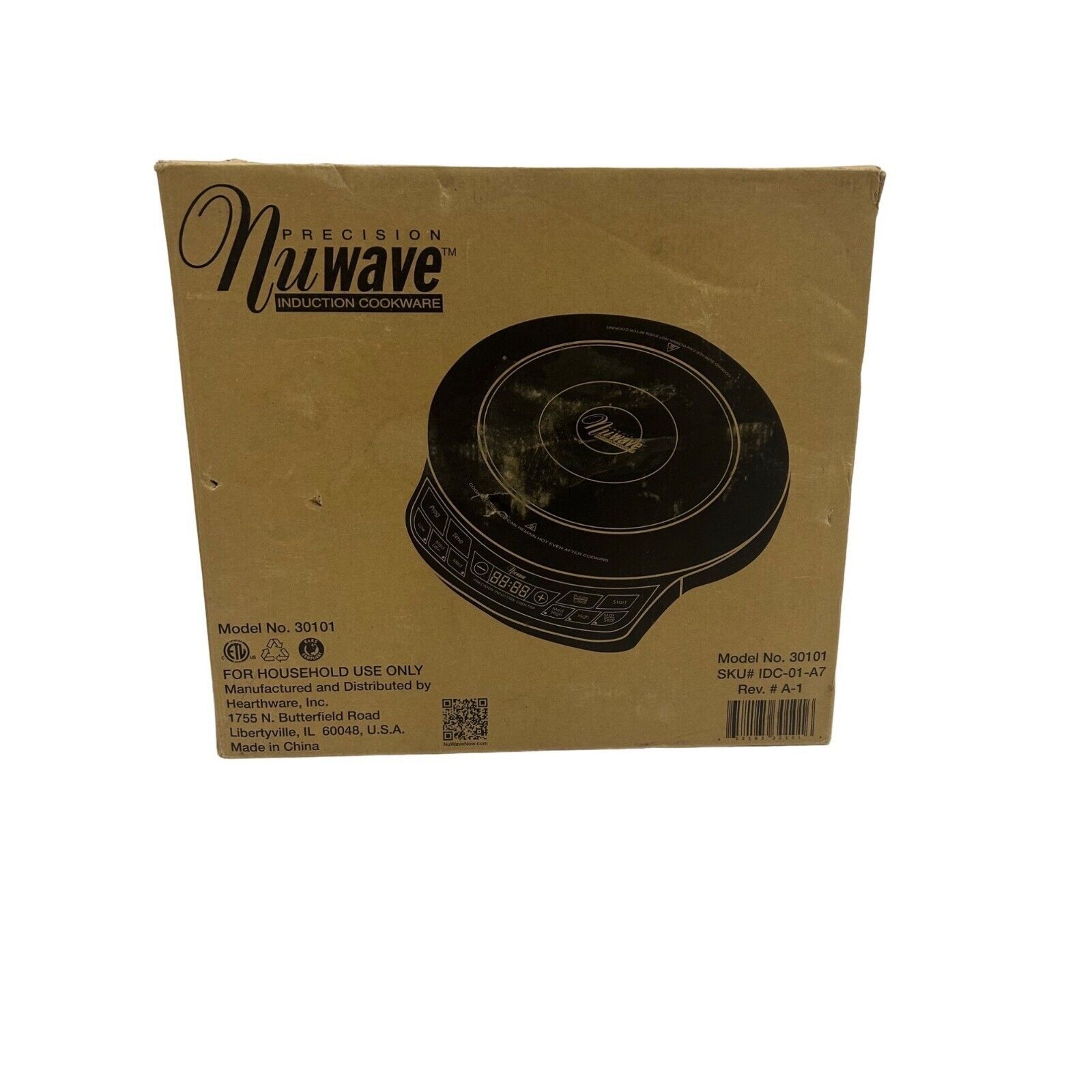 Nuwave Precision Induction Cookware Cooktop Model 30101 Brand New In Box - $64.99
