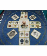 1920S KING GEORGE V HANDMADE PATCHWORK SCARF WITH ENGLISH ARMY COATS OF ... - $1,152.26 CAD