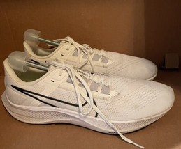 Nike Men&#39;s Air Zoom Pegasus 38 White Pure Platinum Shoes Size 13 CW7356-100 - £36.17 GBP