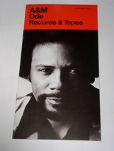 Quincy Jones A&amp;M Ode Records &amp; Tapes Catalog Of Artists Vintage 1974 Rare - £77.30 GBP