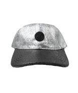 Capital Gains Men&#39;s Streetwear Crackled 2 Tone Metallic Silver &amp; Black B... - $23.70