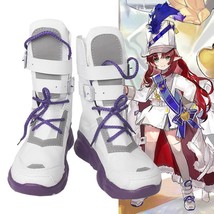 Arknights Myrtle Light Gold Celebration Summer Game Cosplay Boots Shoes - £42.99 GBP