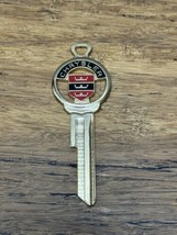 Chrysler Lion Crest Logo Gold Tone Vintage Key Blank - £15.53 GBP