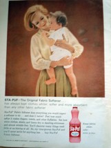 Sta-Puf Fabric Softener Print Magazine Advertisement 1964 - $4.99