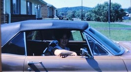 VTG Photo Color Slide Sexy Girl Sitting in Car Convertible 1968 Classic - $19.99