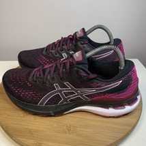 ASICS Gel-Kayano 28 Womens Size 9 Running Shoes Black Pink Sneakers 1012B047 - £23.73 GBP