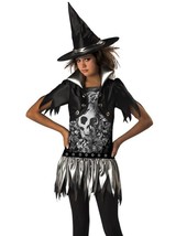 Gothic Witch Costume Tween Girls Small &amp; Medium Halloween Party Cosplay NEW - $24.95