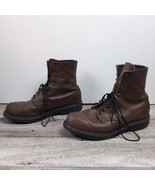 Red Wing #953 SuperSole Boots Mens 10 Brown Leather Soft Toe Work Shoes USA - $70.09