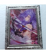 Acheron Sword Waifu Anime Girl Trading Card SIlver Heavy Metal 3&quot; x 4&quot; - $397.62 MXN