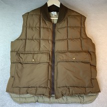 VTG Walls Blizzard-Pruf Insulated Full Zip  Puffer Vest Adult L Brown US... - $24.99