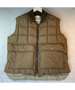 VTG Walls Blizzard-Pruf Insulated Full Zip  Puffer Vest Adult L Brown US... - $465.82 MXN
