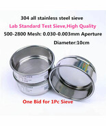 500-2800 Mesh 0.030-0.003mm Aperture Lab Standard Test Sieve All Stainle... - $46.48+