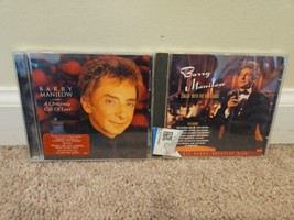 Lot of 2 Barry Manilow CDs: A Christmas Gift of Love, Singin&#39; with the Big Bands - $8.54