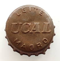 Cork Bottle Cap ✱ Ucal Vintage Milk Chapa Kronkorken Portugal 60´s ~ Rare - £19.90 GBP