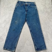 Carhartt B160 DST Mens Blue Coin Pocket Relaxed Fit Straight Leg Jeans Sz 34x32 - £19.88 GBP