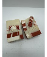 (2) Pacha Peaces Bar Soap Peppermint Candy Cane Holiday Christmas 4oz - $8.09