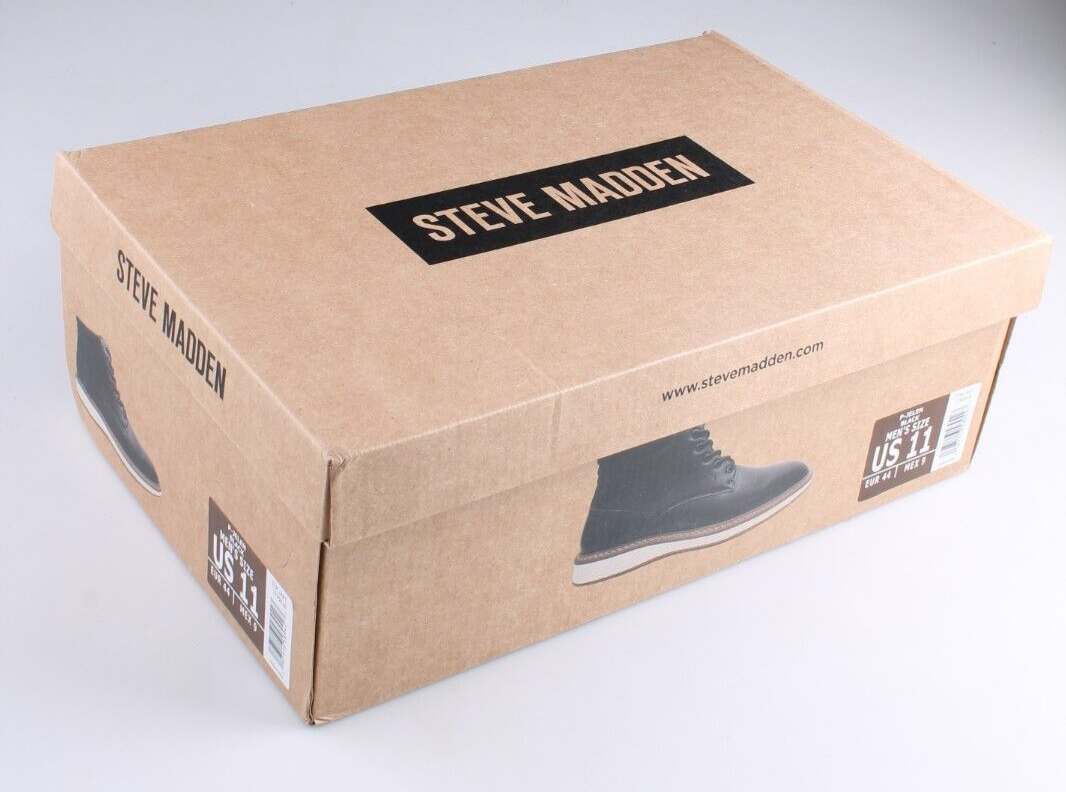 Steve Madden “P-Jelen” Hombre Cremallera Lateral Chukka Vestido Cómodo Botas Item image 7