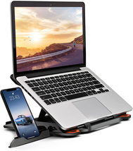 Laptop Stand Adjustable Laptop Computer Stand Multi-Angle Stand Phone Stand Port - £16.99 GBP