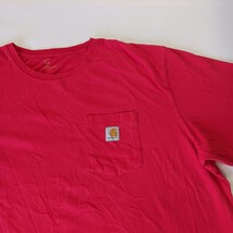 Carhartt K87 600 Men's Red Heavyweight Short Sleeve Cotton T-Shirt Size 3XL Tall image 10