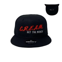 C.R.E.A.M. Get The Money Snapback Hat All Black - £20.04 GBP