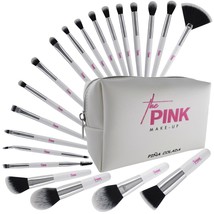 Cheers Cosmetics The Pink Makeup Pina Colada 20 Piece Brush Set with Bru... - $22.00