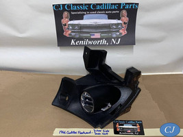 66 Cadillac Fleetwood LEFT DRIVER SIDE DASH A/C VENT DUCT BEZEL - BLACK - $118.79