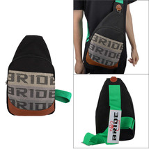 Brand New JDM BRIDE GREEN Backpack Molle Tactical Sling Chest Pack Shoulder Wais - £23.53 GBP