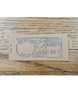 US Mail Post Meter Stamp Denver Colorado 60s/70s Cutout USPS - £2.98 GBP