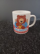 Avon Vintage Ceramic Big Dipper Coffee Tea Mug, Bear Eating Donut with Coffee - £11.94 GBP