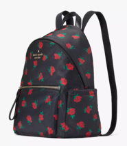 Kate Spade Chelsea Medium Backpack Rose Toss Print KE435 NWT $299 Ret FS - £97.32 GBP
