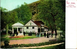 Vtg Postcard 1909 San Jose California CA Alum Rock Park Gazebo and Trail - £4.23 GBP