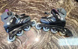 Used Bladerunner Phoenix G Inline Skates 5-8 Ajustable Sizes Black/Purpl... - $5.00