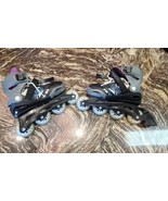 Used Bladerunner Phoenix G Inline Skates 5-8 Ajustable Sizes Black/Purpl... - $5.00