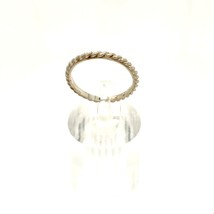 Vintage Sterling Sign 925 Silpada Twisted Rope Design Stackable Ring Band 9 1/4 - £29.75 GBP