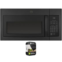 GE JVM3160DFBB 1.6 Cu. Ft. Over-the-Range Microwave Oven Black Bundle with 2 YR  - £218.14 GBP