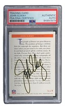 John Elway Firmado Denver Broncos 1992 Pro Línea Profiles Carta PSA / DNA - £146.48 GBP