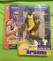 McFarlane Kobe Bryant Lakers Purple Jersey Series 3 2003 Los Angeles NBA New! - £48.99 GBP