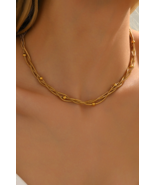 Gold Beaded Twisted Adjustable Necklace - $144.91 MXN