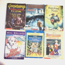 Lot of 6 Preteen Books Goosebumps, I Survived, Hatching Magic, Baby Sitters - £12.10 GBP