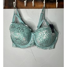 Cacique Boost Balconette Bra NEW Teal Sexy 42DD - $24.99